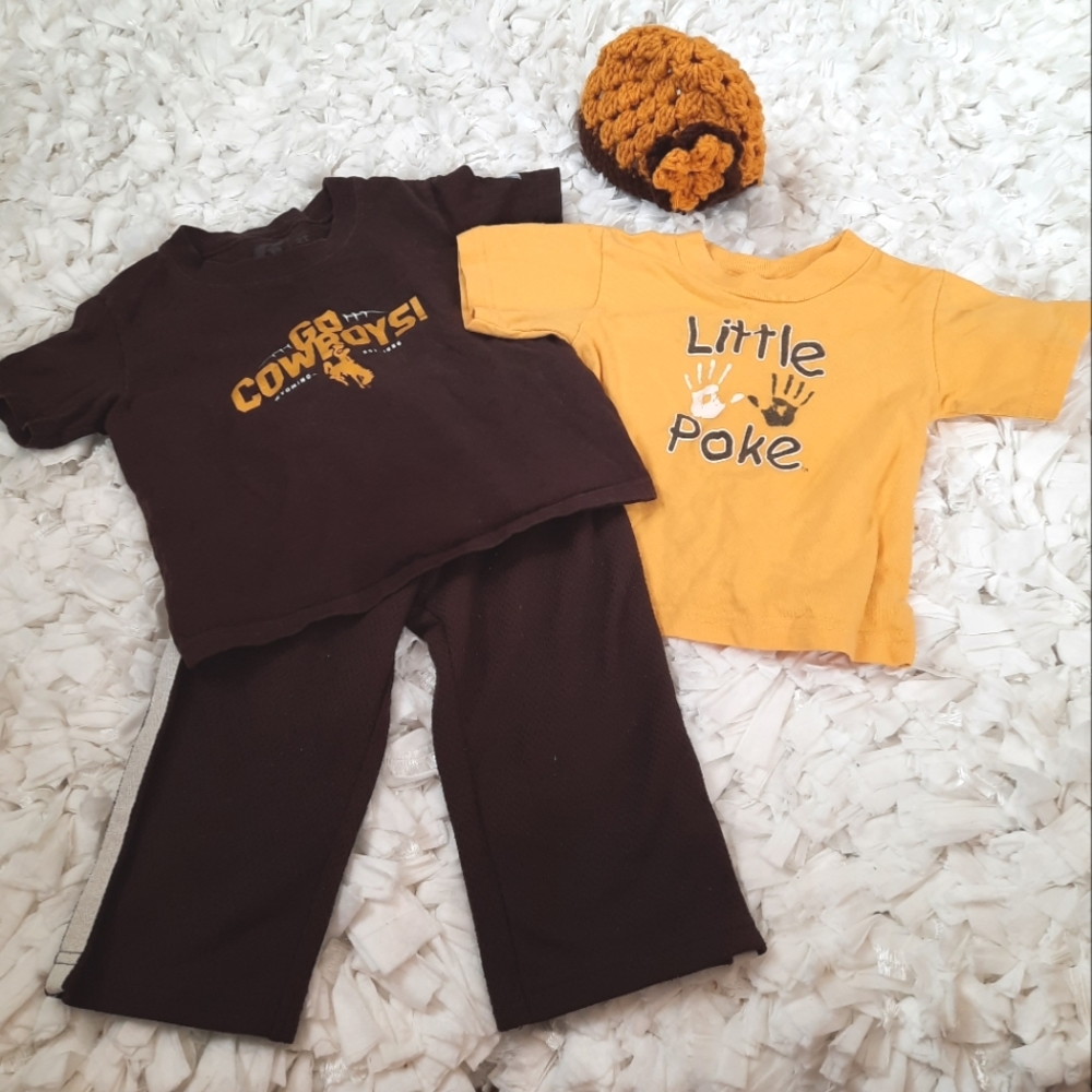 UW University of Wyoming Toddler Game Day Bundle Play 4 Pieces 12M - 2T